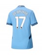 Manchester City Kevin De Bruyne #17 Zenski Domaci Dres 2024-25 Kratak Rukavima